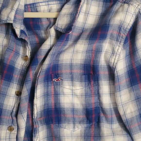 Long Sleeve Collard Flannel Shirt - Picture 4 of 5